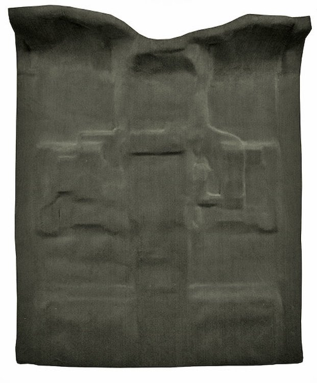 Molded Cut Pile Carpet Fits Select 2007-2010 Cadillac/Chevrolet/GMC SUVs [OE-Style Jute Backing, 1-Piece, Gray]