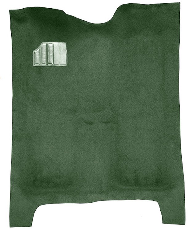 Molded Cut Pile Carpet for 1978-1987 Chevrolet El Camino, GMC Caballero [Mass Backing, Sage Green]
