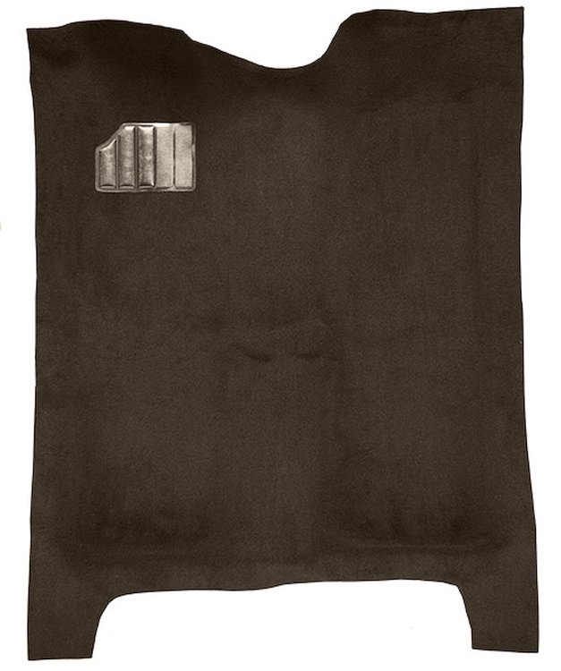 Molded Cut Pile Carpet for 1978-1987 Chevrolet El Camino, GMC Caballero [Mass Backing, Dark Briar Brown]