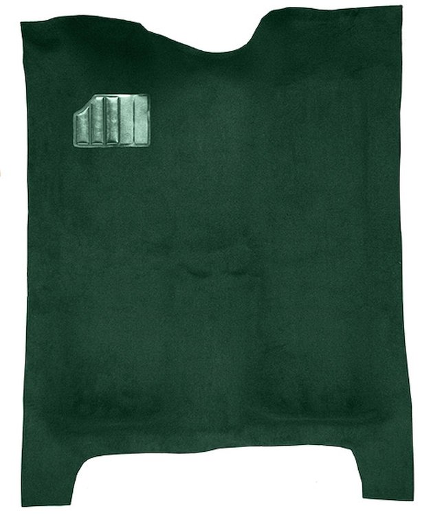 Molded Cut Pile Carpet for 1978-1987 Chevrolet El Camino, GMC Caballero [Mass Backing, Silver Green/Jade]