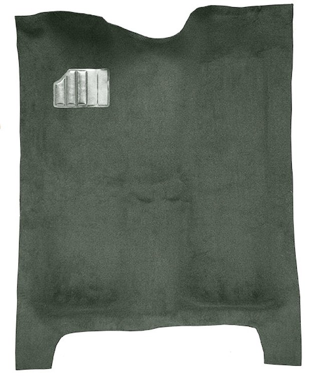 Molded Cut Pile Carpet for 1978-1987 Chevrolet El Camino, GMC Caballero [Mass Backing, Dove Gray]