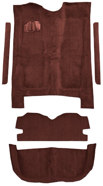 5-Piece Molded Cut Pile Carpet Kit for 1978 Chevrolet El Camino, GMC Caballero [Mass Backing, Maple/Canyon]
