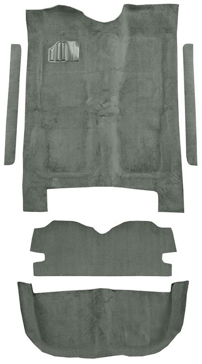 5-Piece Molded Cut Pile Carpet Kit for 1978 Chevrolet El Camino, GMC Caballero [Mass Backing, Dove Gray]