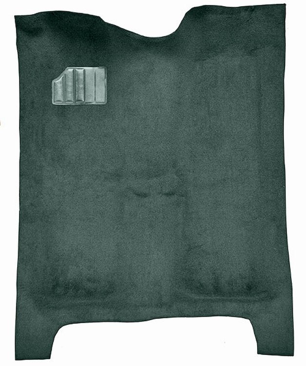 Molded Cut Pile Carpet for 1978-1987 Buick, Chevy, Oldsmobile, Pontiac G-Body Models [OE-Style Jute Backing, Silver Green/Jade]