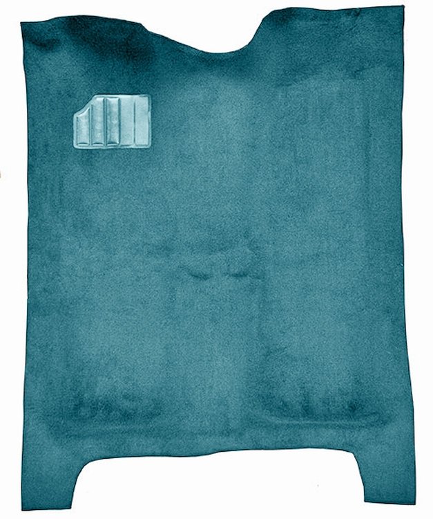 Molded Cut Pile Carpet for 1978-1987 Buick, Chevy, Oldsmobile, Pontiac G-Body Models [Jute Backing, Steel Blue/Crystal Blue]