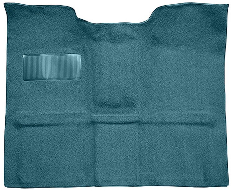 Molded Loop Carpet for 1969-1972 Chevrolet Blazer, 1970-1972 GMC Jimmy [OE-Style Jute Backing, 1-Piece, Medium Blue]