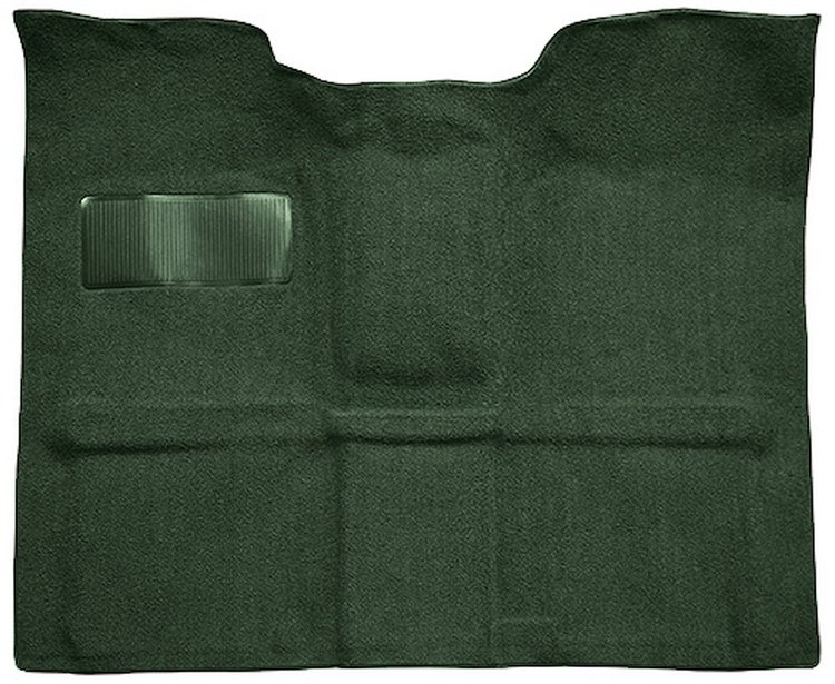 Molded Loop Carpet for 1969-1972 Chevrolet Blazer, 1970-1972 GMC Jimmy [Mass Backing, 1-Piece, Dark Green]