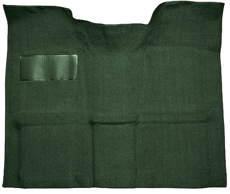 Molded Loop Carpet for 1969-1972 Chevrolet Blazer, 1970-1972 GMC Jimmy [OE-Style Jute Backing, 1-Piece, 2WD, Dark Green]