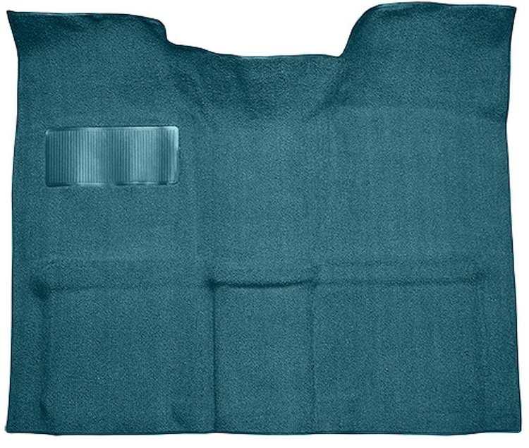 Molded Loop Carpet for 1969-1972 Chevrolet Blazer, 1970-1972 GMC Jimmy [OE-Style Jute Backing, 1-Piece, 2WD, Medium Blue]