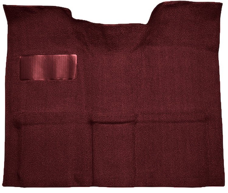 Molded Loop Carpet for 1969-1972 Chevrolet Blazer, 1970-1972 GMC Jimmy [OE-Style Jute Backing, 1-Piece, 2WD, Maroon]