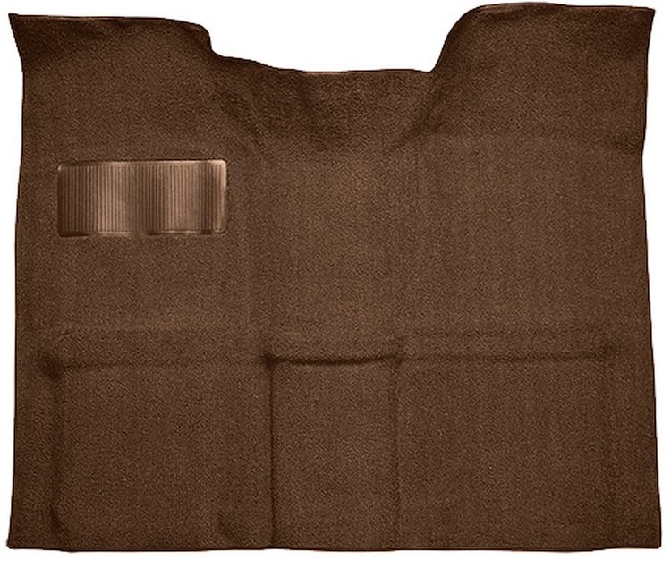 Molded Loop Carpet for 1969-1972 Chevrolet Blazer, 1970-1972 GMC Jimmy [Mass Backing, 1-Piece, 2WD, Dark Saddle]
