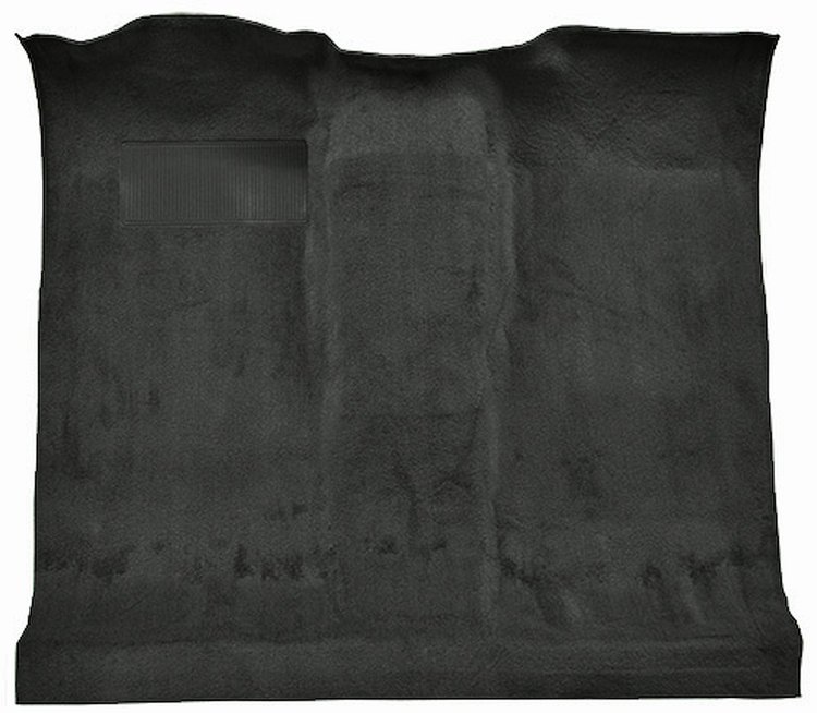 Molded Cut Pile Passenger and Cargo Area Carpet for 1974-1977 Chevy Blazer, GMC Jimmy [OE-Style Jute Backing, 4-Piece, Charcoal]