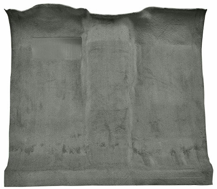 Molded Cut Pile Passenger Area Carpet for 1974-1977 Chevy Blazer, GMC Jimmy [OE-Style Jute Backing, 1-Piece, Silver]