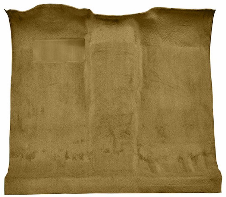 Molded Cut Pile Passenger Area Carpet for 1974-1977 Chevy Blazer, GMC Jimmy [Mass Backing, 1-Piece, Caramel]