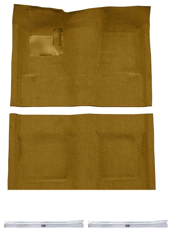 Molded Loop Carpet Kit for 1968 Chevrolet Chevy II Nova and 1969-1972 Chevrolet Nova [Mass Backing, Bench Seat, Gold]