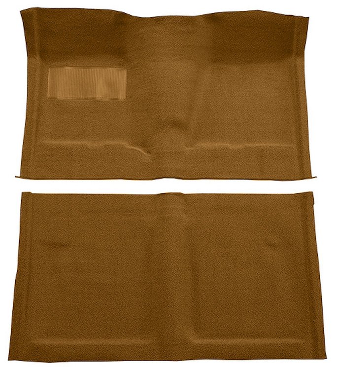 Molded Loop Carpet for 1962-1967 Chevrolet Chevy II Nova [Mass Backing, Bench Seat w/Column Shift, Medium Saddle]
