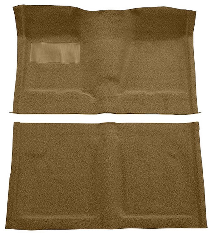 Molded Loop Carpet for 1962-1967 Chevrolet Chevy II Nova [Mass Backing, Bench Seat w/Column Shift, Fawn Sandalwood]