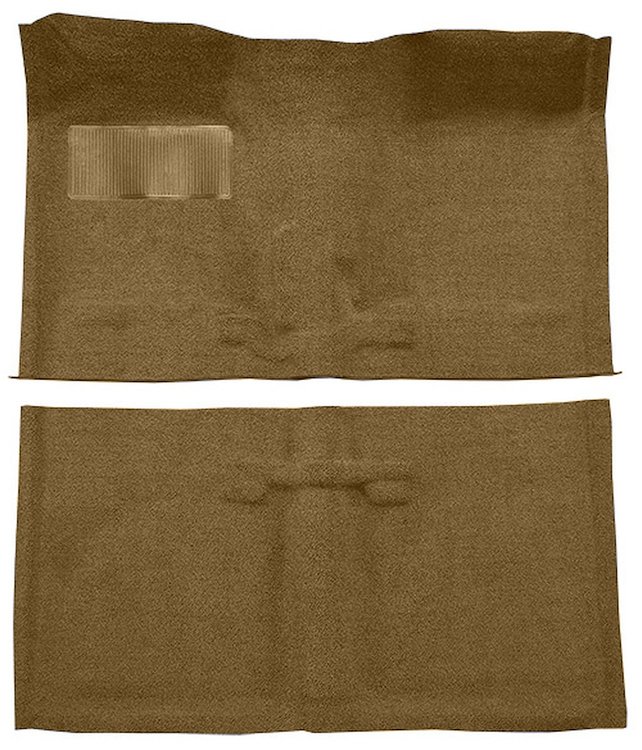 Molded Loop Carpet for 1962-1967 Chevrolet Chevy II Nova [Mass Backing, Bucket Seats w/Console, Fawn Sandalwood]