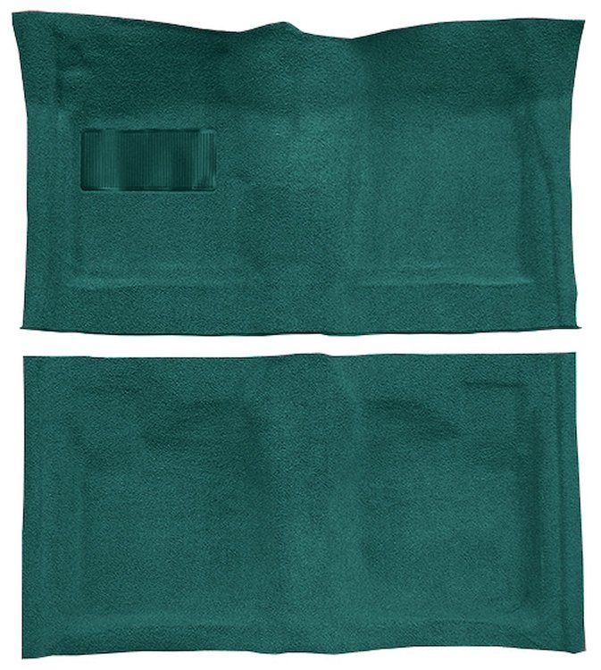 Molded Loop Carpet for 1961-1964 Chevrolet Bel Air, Biscayne, Impala [Mass Backing, Automatic, Aqua]