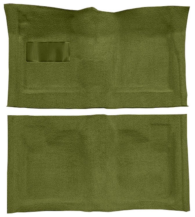 Molded Loop Carpet for 1961-1964 Chevrolet Bel Air, Biscayne, Impala [Mass Backing, Automatic, Moss Green]
