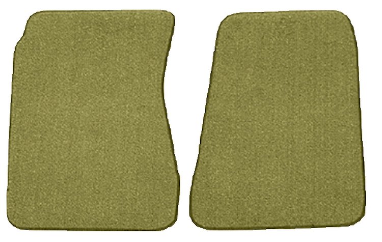Molded Loop Floor Mats for 1968-1972 Chevrolet El Camino, 1971-1972 GMC Sprint [2-Piece, Ivy Gold]