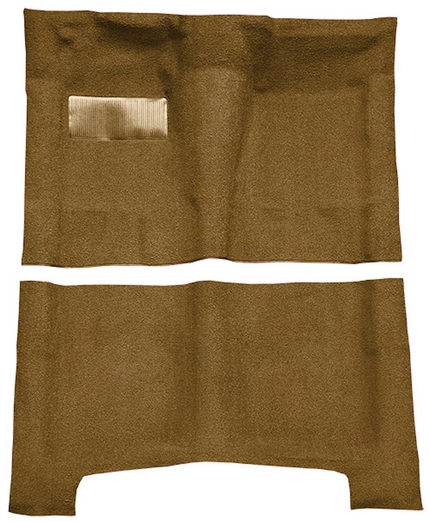 Molded Loop Carpet for 1965-1970 Chevrolet Bel Air, Biscayne, Impala [Mass Backing, Automatic Transmission, Medium Saddle]
