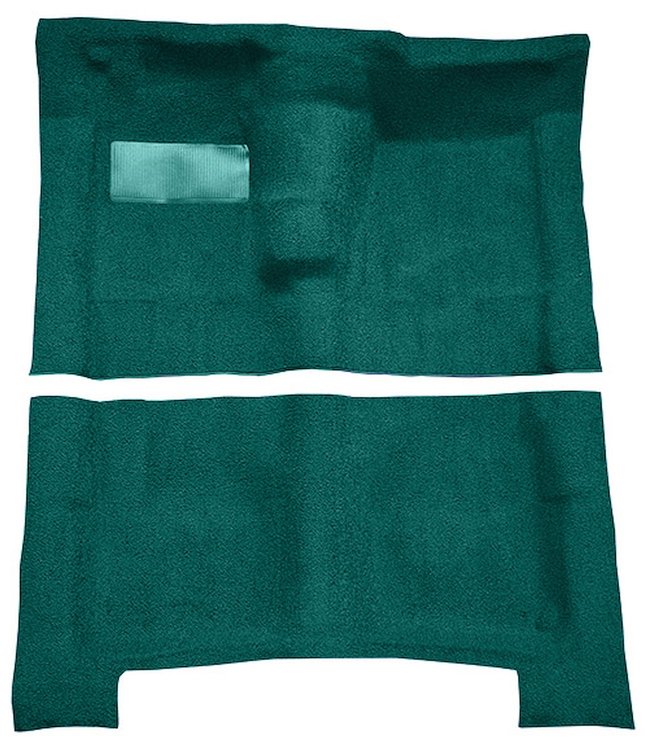Molded Loop Carpet for 1965-1970 Chevrolet Bel Air, Biscayne, Impala [Mass Backing, 4-Speed, Without Console, Aqua]