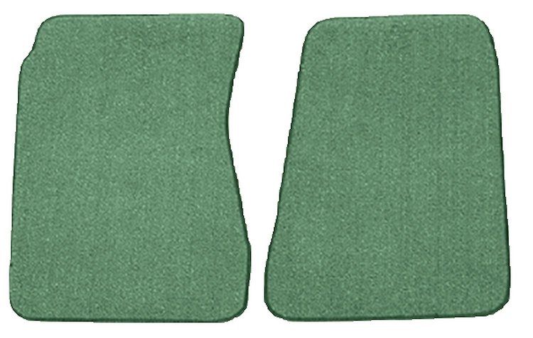 Molded Loop Floor Mats for 1968-1972 Chevrolet El Camino, 1971-1972 GMC Sprint [2-Piece, Light Green]