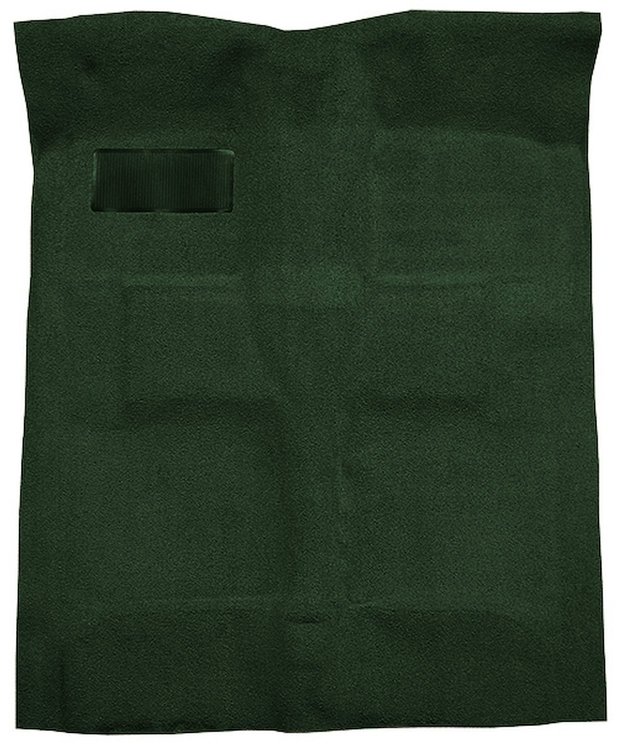 Molded Loop Carpet for 1955-1957 Chevy Bel Air, Nomad [OE-Style Jute Backing, Bench/Bucket Seats, Dark Green]