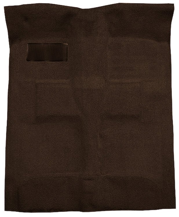Molded Loop Carpet for 1955-1957 Chevy Bel Air, Nomad [OE-Style Jute Backing, Bench/Bucket Seats, Dark Brown]
