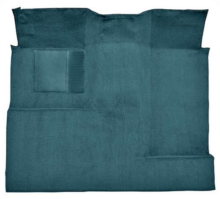 Molded Loop Carpet for 1966-1973 Ford Bronco [Mass Backing, Single/Dual Gas Tank, 1-Piece, Medium Blue]
