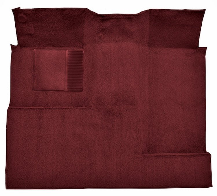 Molded Loop Carpet for 1966-1973 Ford Bronco [Mass Backing, Single/Dual Gas Tank, 1-Piece, Maroon]