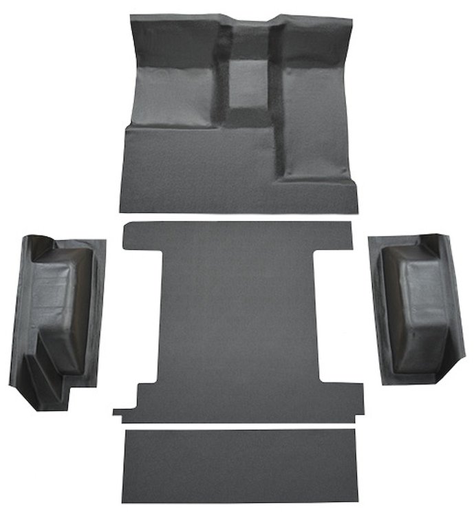 OE-Style Floor Vinyl for 1966-1976 Ford Bronco [Single Gas Tank, Without Tailgate Lock]