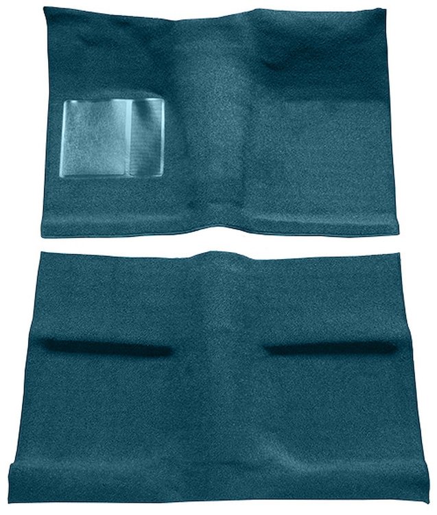 Molded Loop Carpet for 1964 Ford Mustang Coupe [OE-Style Jute Backing, Ford Blue]