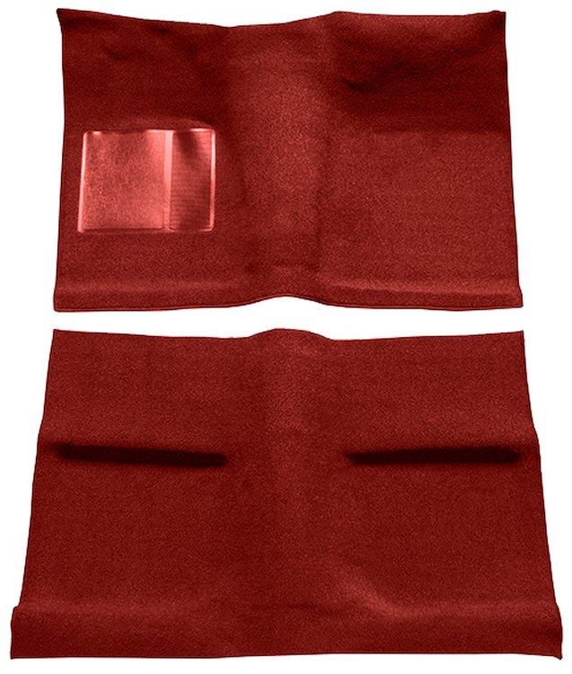 Molded Loop Carpet for 1964 Ford Mustang Coupe [Mass Backing, Red]