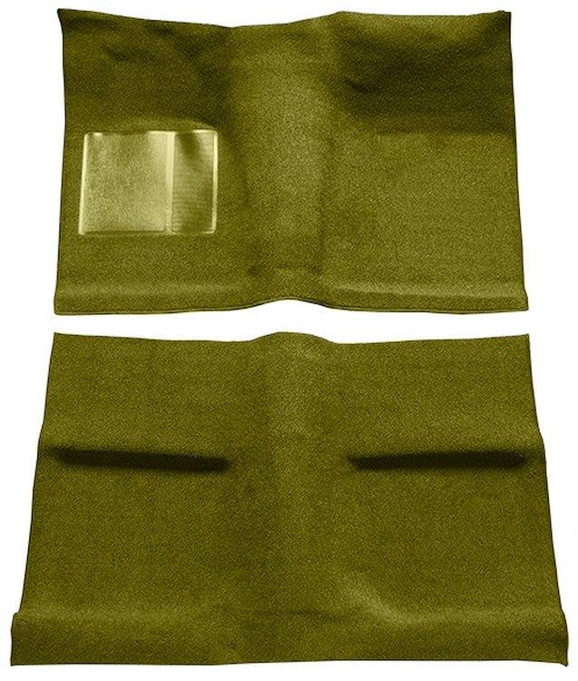Molded Loop Carpet for 1964 Ford Mustang Coupe [Mass Backing, Ivy Gold]