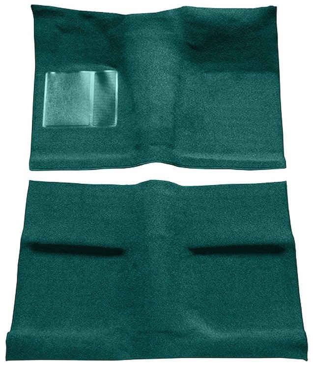 Molded Loop Carpet for 1964 Ford Mustang Coupe [Mass Backing, Aqua]