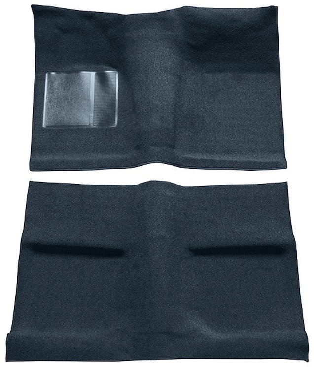 Molded Loop Carpet for 1964 Ford Mustang Coupe [Mass Backing, Dark Blue]