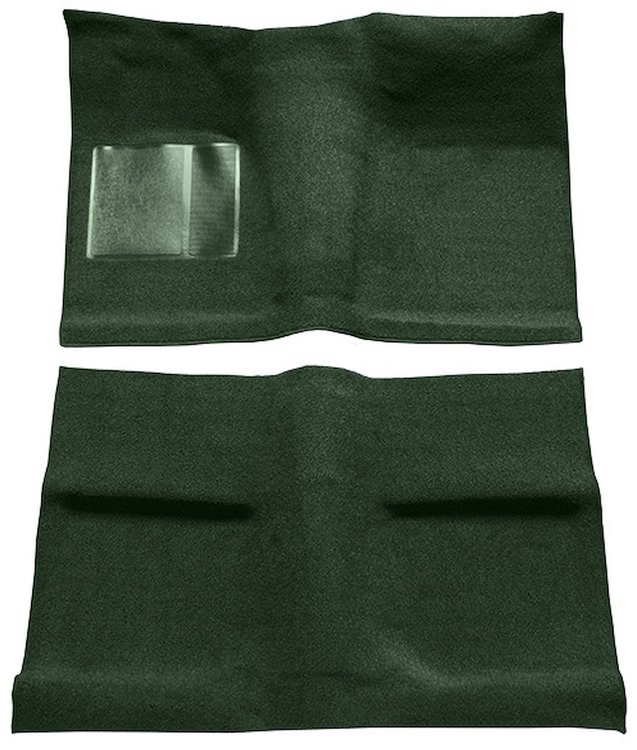 Molded Loop Carpet for 1964 Ford Mustang Coupe [Mass Backing, Dark Green]