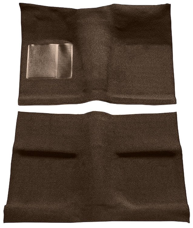 Molded Loop Carpet for 1964 Ford Mustang Coupe [Mass Backing, Dark Brown]