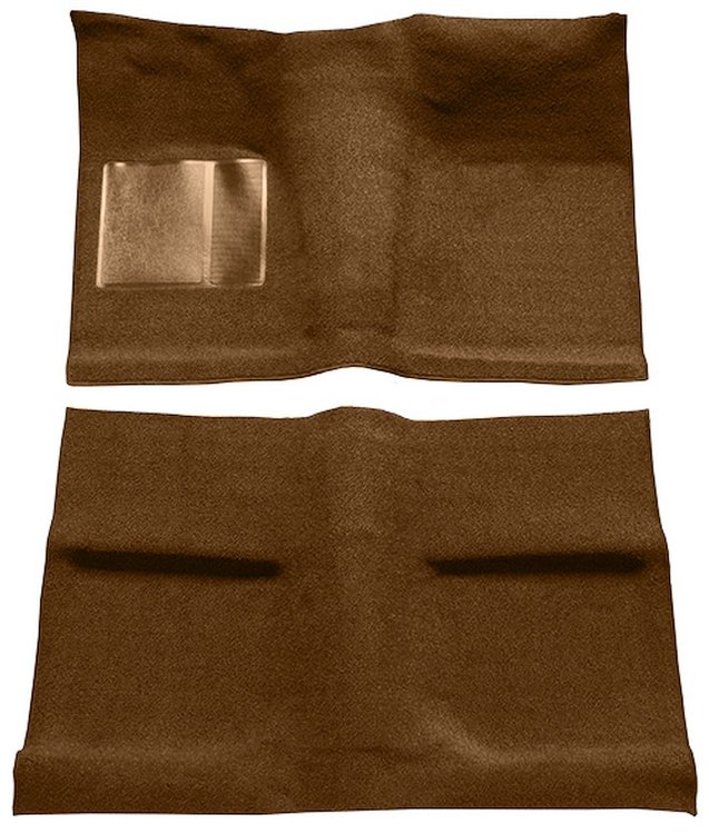 Molded Loop Carpet for 1964 Ford Mustang Coupe [Mass Backing, Dark Saddle]