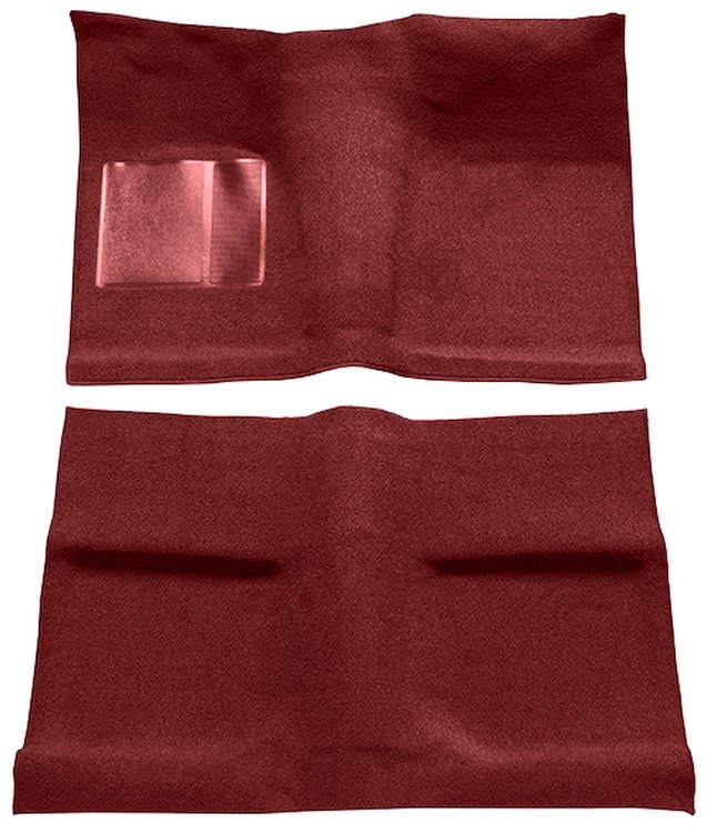 Molded Loop Carpet for 1964 Ford Mustang Coupe [Mass Backing, Maroon]