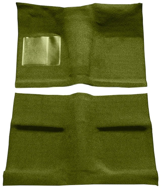Molded Loop Carpet for 1964 Ford Mustang Coupe [Mass Backing, Moss Green]