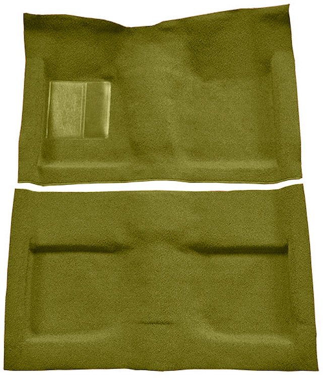 Molded Loop Carpet for 1964 Ford Mustang Convertible [Mass Backing, Ivy Gold]