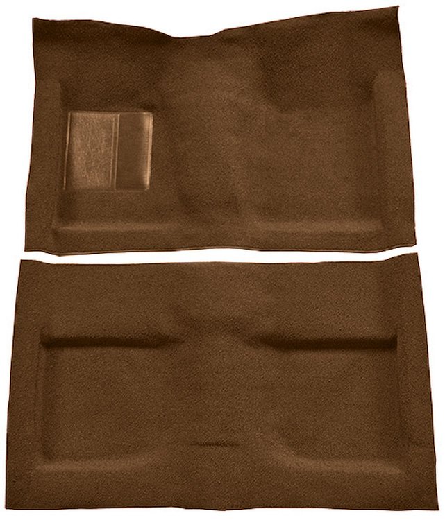 Molded Loop Carpet for 1964 Ford Mustang Convertible [Mass Backing, Dark Saddle]