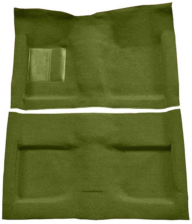 Molded Loop Carpet for 1964 Ford Mustang Convertible [Mass Backing, Moss Green]