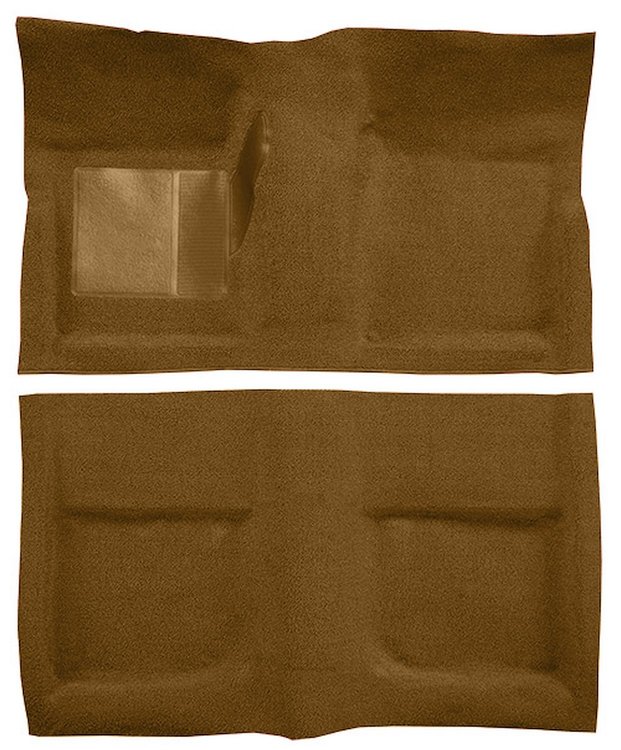 Molded Loop Carpet for 1965-1968 Ford Mustang Coupe [Mass Backing, Medium Saddle]