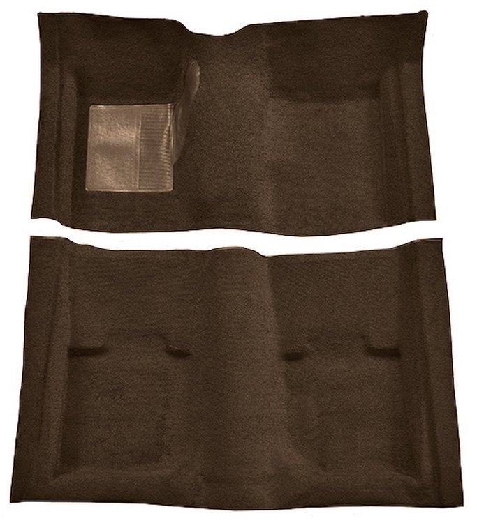 Molded Nylon-Loop Carpet for 1969-1970 Ford Mustang Convertible [Mass Backing, Ginger]