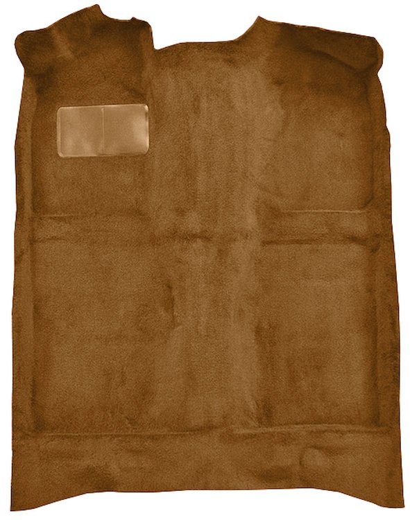 Molded Cut Pile Passenger Area Carpet for 1979-1981 Ford Mustang, Mercury Capri [OE-Style Jute Backing, Chamoise]