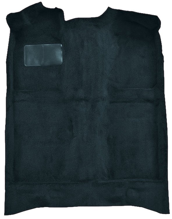 Molded Cut Pile Passenger Area Carpet for 1979-1981 Ford Mustang, Mercury Capri [OE-Style Jute Backing, Regatta Blue]